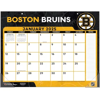 Kalendář JF Turner Deskový kalendář Boston Bruins NHL 2026
