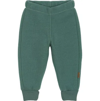 MIKK-LINE Dětské merino tepláky zelené Balsam Green - Velikost: 80 Zelená 80