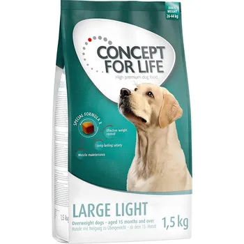 Krmivo pro psa 4x1,5kg Concept for Life Large Light