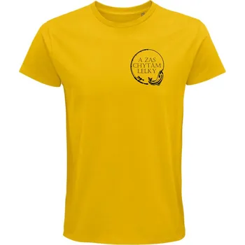 Pánské tričko Pánské tričko "A zas chytám lelky" Velikost: XXXL, Barva: Zlatá