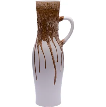 Keramické závody Teplice Džbán, 53 cm, 1 ucho, keramický, hnědý