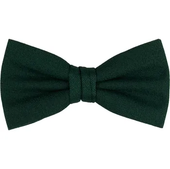 Motýlek Smaragdově zelený pánský motýlek s jemnou strukturou