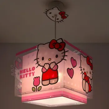 Dětské svítidlo Dalber 73262 - Dětský lustr HELLO KITTY 1xE27/15W/230V růžová