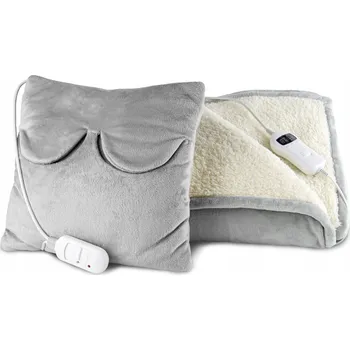 Elektrická vyhřívaná deka a polštář Gotie šedá