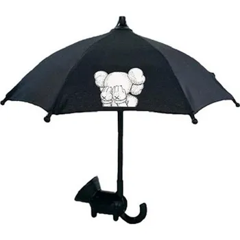 Deštník Deštník pro telefon s přísavkou Klaun Black