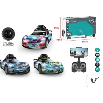 RC model auta Mamido Závodní autíčko na dálková ovládání s kamerou červené MT1432