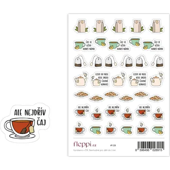 samolepka Fleppi Samolepky Čajíčkové