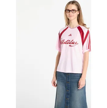 Dámské tričko Tričko adidas W Her Tee Clear Pink/ Actmar XS