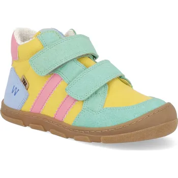 Dětská sportovní obuv Barefoot dětské kotníkové boty Koel - Gabriel Wider Tex yellow žluté Velikost: 32