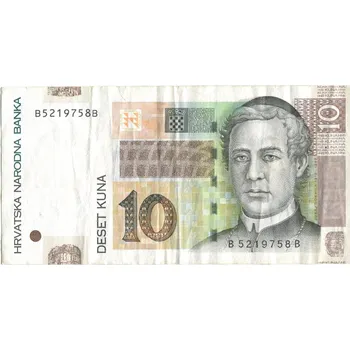CHORVATSKO. 10 kuna 2012.