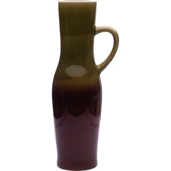 Keramické závody Teplice Džbán, 53 cm, 1 ucho, keramický, zelený
