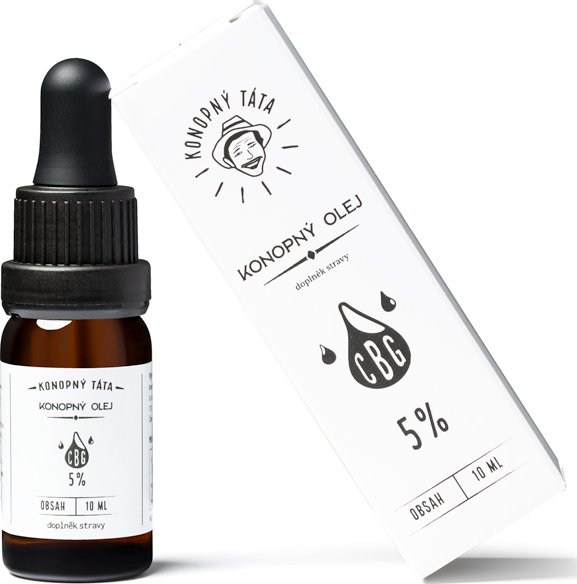 CBG konopný olej 5%