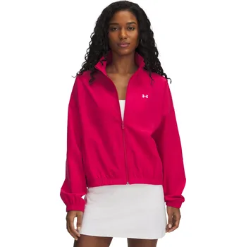 Dámská bunda Dámská bunda Under Armour UA Rival Woven Jacket 1389631-681 Růžová XS