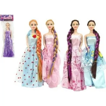 Panenka Teddies Panenka s dlouhým copem 29 cm