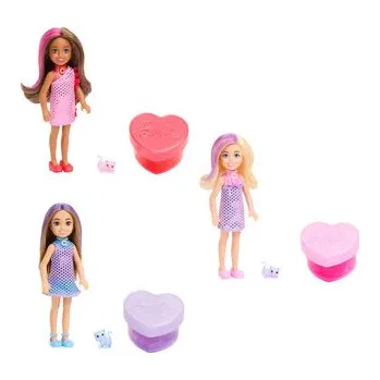 Panenka Glam Party Chelsea Stylowe przygotowania Lalka Zestaw, niespodzianki JFY04 TUB3