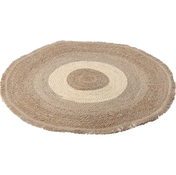 Kulatý koberec, přírodní, mořská tráva, 80 cm, FERNO