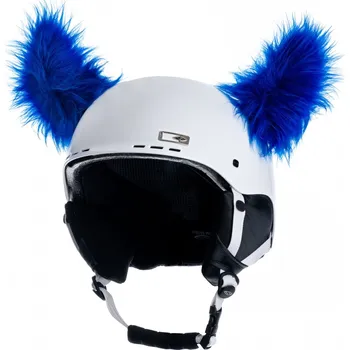 ROHY MODRÉ CHLUPATÉ uši na helmu - CrazyEars