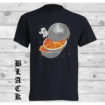 Pánské tričko panske-levne-bavlnene-tricko-vtipne-zeme-pomeranc Barva: Black -černá, velikost: 5XL