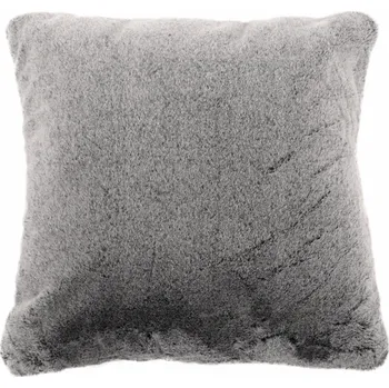 Polštář, šedá / černá, 45x45, VANKE TYP 6