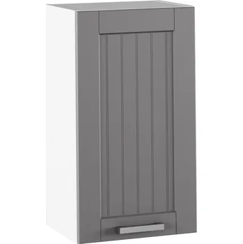 Kuchyňská linka Horní skříňka, tmavě šedá/bílá, JULIA TYP 4