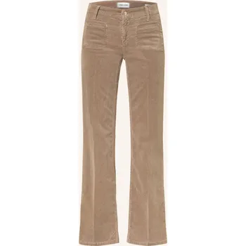 Cambio Dámské Manšestrové Kalhoty Tess, světle hnědá, 36