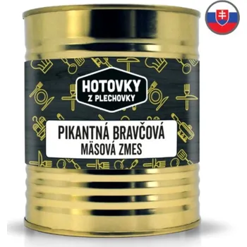 Hotovky z plechovky Pikantní vepřová masová směs 800g