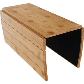 Odkládací podložka na sedačku, přírodní bambus, ALTE