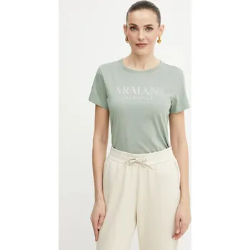 Pánské tričko Bavlněné tričko Armani Exchange XW000387.AF10354 zelená 97X, vel. S