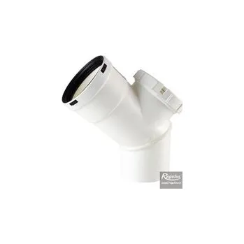 Kouřovod Regulus Koleno 45° s inspekčním otvorem pr. 80 PP 17385