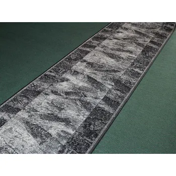 Koberec Běhoun Sardis 97 Šedá koberec šíře 0,67m