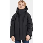 Dětská lyžařská bunda Didriksons Gabbro black - ROSTOUCÍ velikost 140