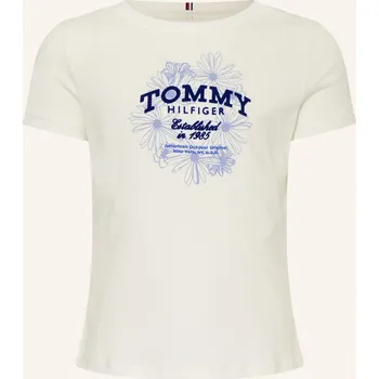 Dámské tričko Tommy Hilfiger Dívčí Tričko, bílá / modrá, 104