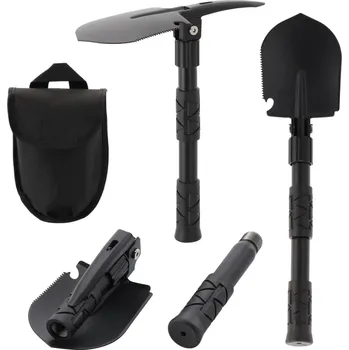 Lopata Multifunkční skládací lopata, 5v1, černá, TURAN TYP 2