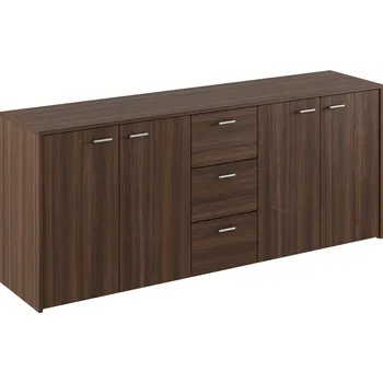 Komoda Kombinovaná komoda, ořech tabacco, HUGOS 180