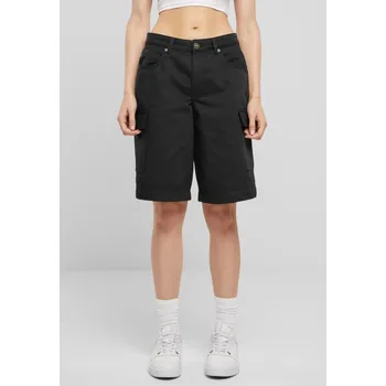 Pánské kalhoty Ladies Cotton Cargo Bermuda - black 29