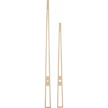 Kuchyňská minutka Kovové hodinové ručičky B30 (172 mm, 123 mm) - zlaté - Ručičky hodinové B30 pár zlaté