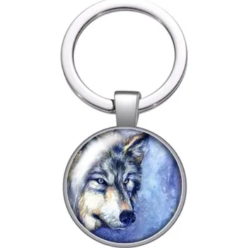 Přívěšek na klíče vlk
