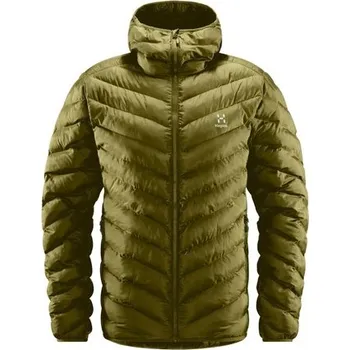 Haglöfs Särna Mimic Hood Men, Olive Green - pánská prošívaná bunda M + Doprava zdarma