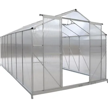Skleník Zahradní skleník, polykarbonát, 252x496x195cm, KACEN TYP 7