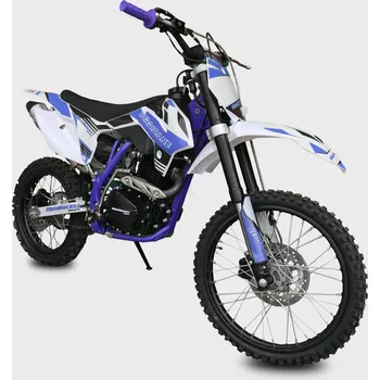 malá motorka Pitbike MiniRocket Hurricane 250ccm 19/16 modrá, sedlo 87cm