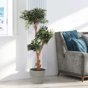 Pěstitelství Květináč, plastový s kameninovým práškem, beton, AUSON TYP 2