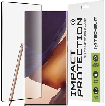 Techsuit 111D Celoplošné 3D sklo Samsung Note 20 Ultra Černá