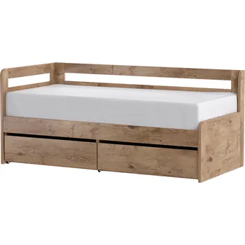 Postel Rozkládací postel, 90/179x200, dub lancelot, REA HOPPIP