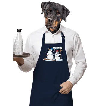 Kuchyňská zástěra Bastard Kde mám nos? zástěra Navy