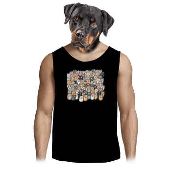 Pánské tílko Bastard Najdi čerta pánské tílko Black