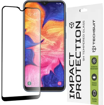 Techsuit 111D Celoplošné lepené sklo Samsung Galaxy A10e A20e Black