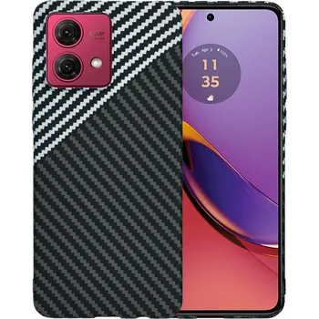 Pouzdro na mobilní telefon Techsuit Carbonite kryt Motorola Moto G84 Stealth Gray