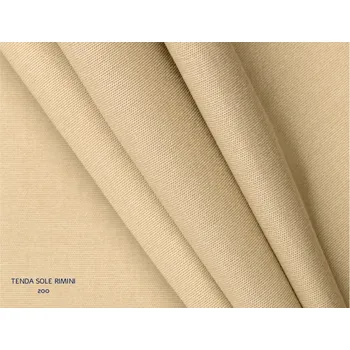 Mirtex Tkanina TENDA SOLE RIMINI 220/200 Světle béžová Biege Chiaro šíře 140cm