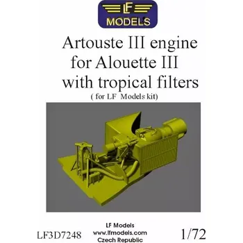 Plastikový model LF model 1/72 Artouste III Engine w/ tropical filters (LF)