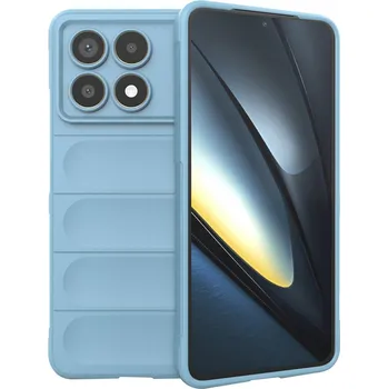 Pouzdro na mobilní telefon Techsuit Magický štít Xiaomi Poco F6 Pro Modrý